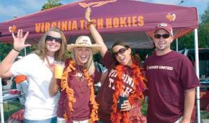 Hokies are as good in the parking lot as on the field. Uploaded by vtmagazine.vt.edu.