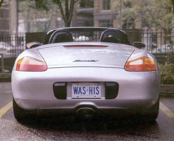  vehicles in the U.S. and Canada sporting personalized license plates.